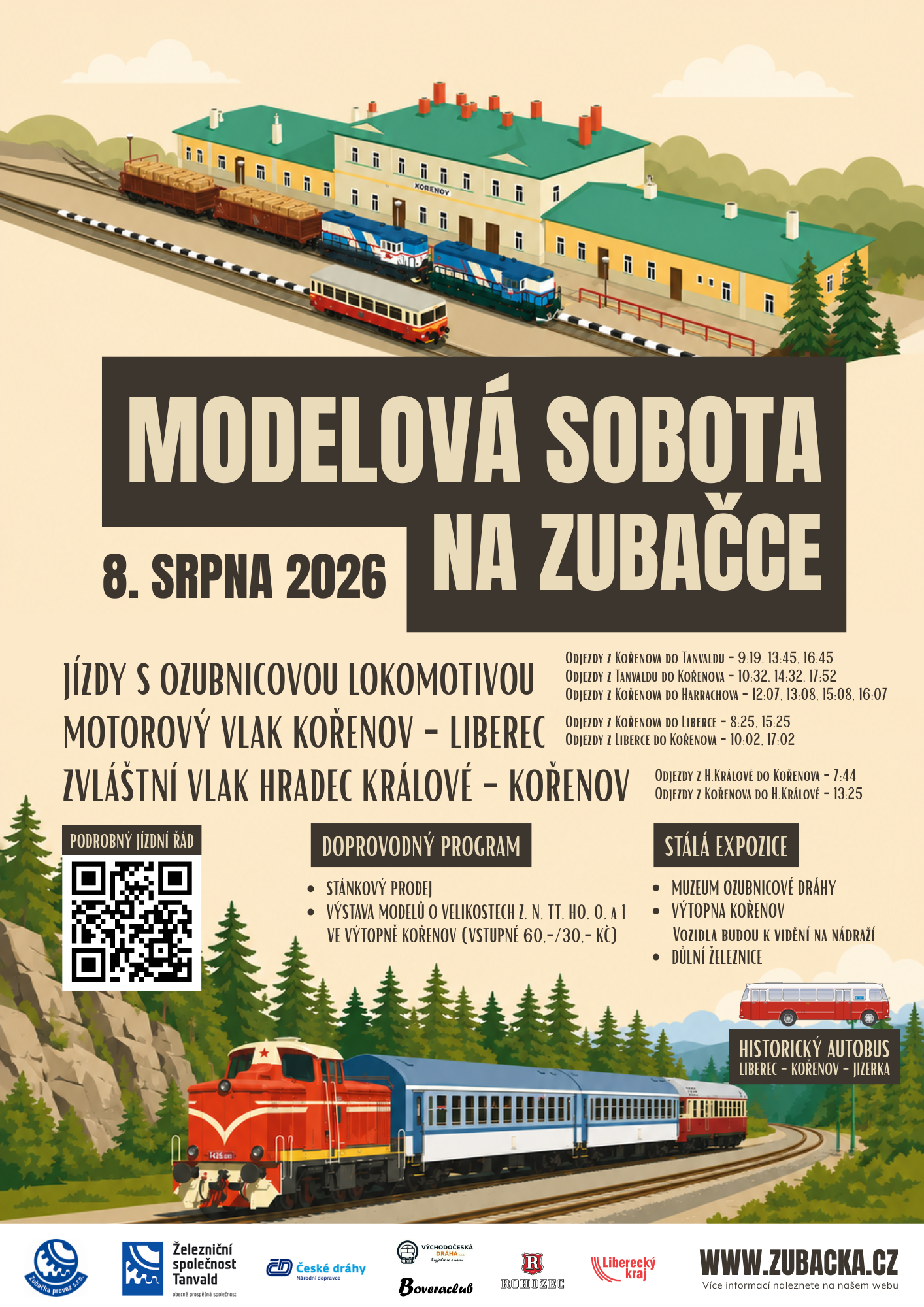 Modelová sobota na Zubačce 8.8.2026